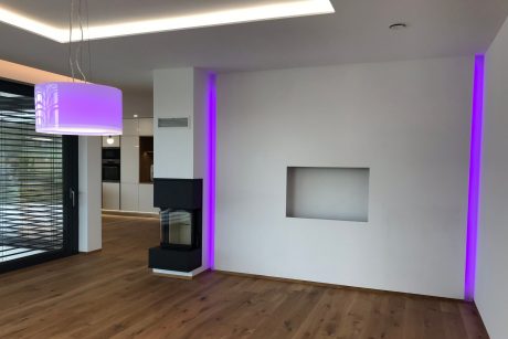 Kolaudace e4 domu | Újezd u Průhonic | Obývací pokoj